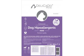 DELICADO Hypoallergenic Mini  для взрослых собак мелких пород 10кг 